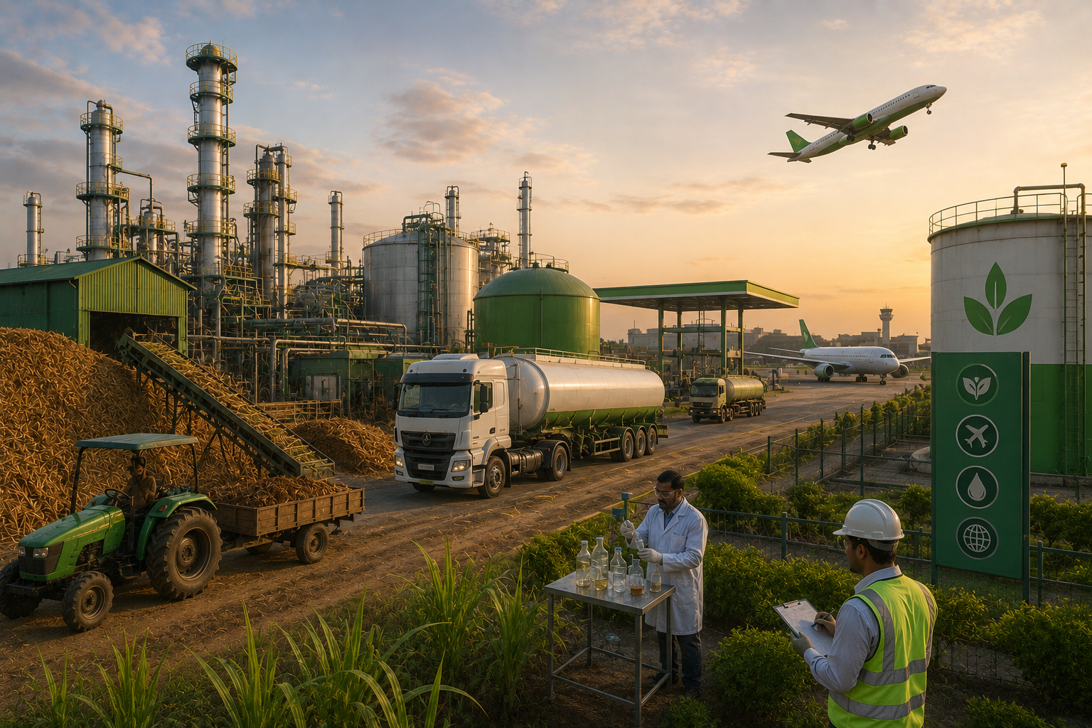 Sustainable Aviation Fuel (SAF) in India: Feedstock Supply Chains and Regulatory Milestones